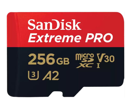 Nośnik pamięci SANDISK Extreme Pro microSDXC 256GB 200/140 MB/s A2 SDSQXCD-256G-GN6MA